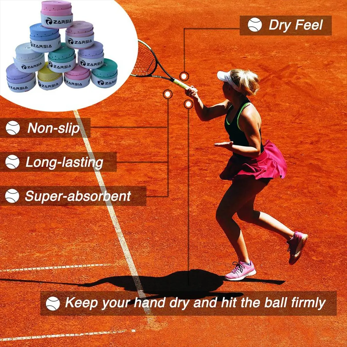 ABPF 60pcs Sticky Overgrip Tape for Tennis Badminton Pickleball Rackets Fishing Rods Enhanced Grip Multi-Sport Compatibility
ABPF 60pcs Sticky Overgrip Tape for Tennis Badminton Pickleball Rackets Fishing Rods Enhanced Grip Multi-Sport Compatibility