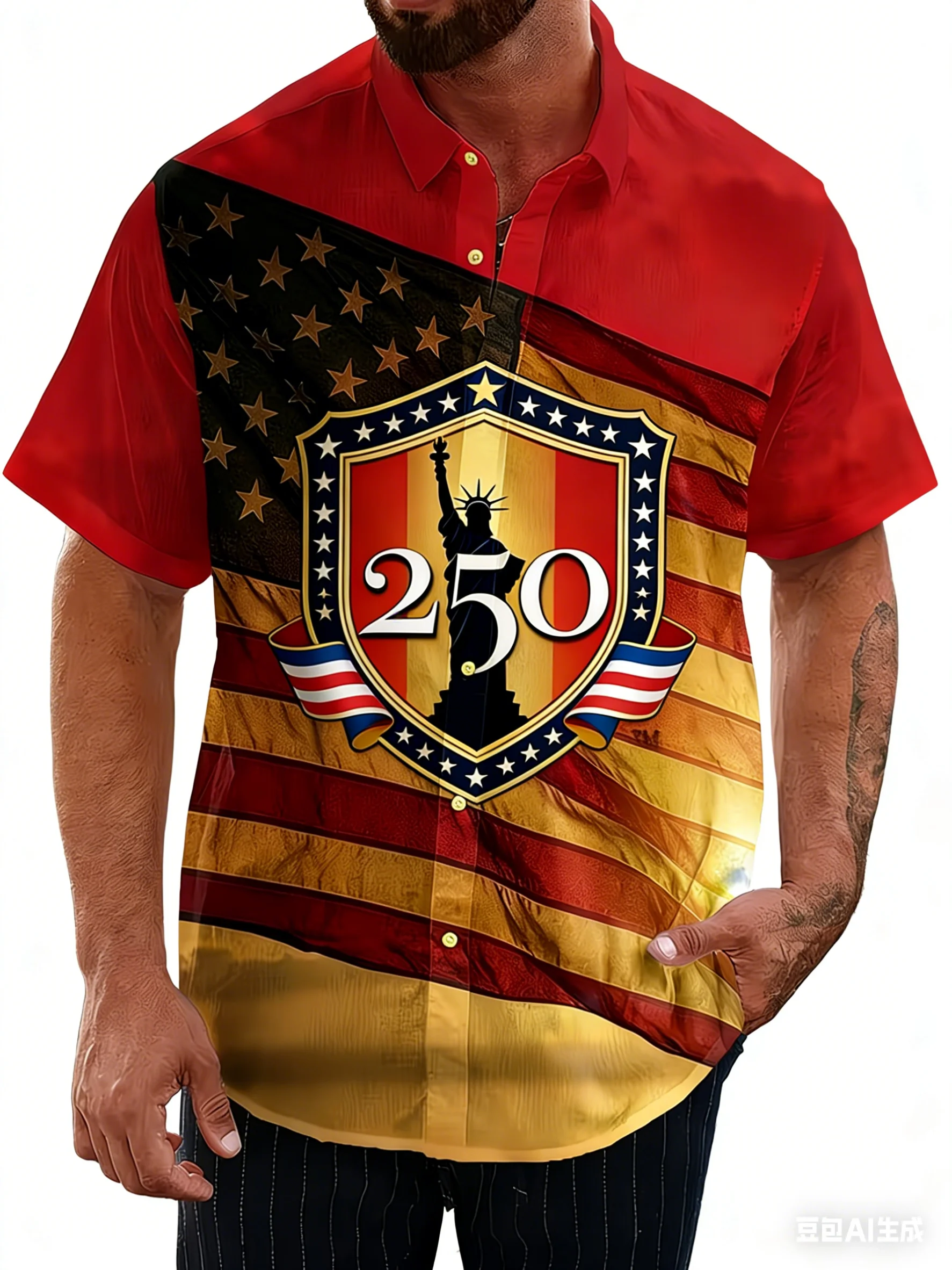 Men Shirts 250th Anniversary United States Hawaiian Shirt 4th Of July Gift 2026 New Men's Short Sleeve Casual Button Up Shirts
Men Shirts 250th Anniversary United States Hawaiian Shirt 4th Of July Gift 2026 New Men's Short Sleeve Casual Button Up Shirts