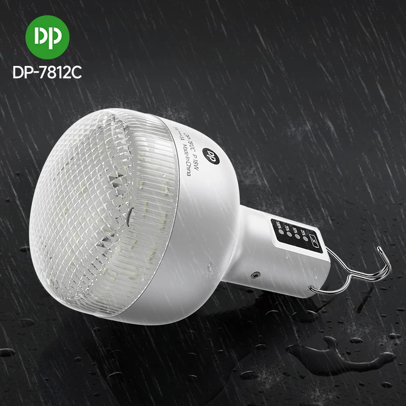 DP Emergency Bulb Light 18W 38W 48W Portable Mini Outdoor Camping Light Rechargeable LED Bulb Emergency Light
DP Emergency Bulb Light 18W 38W 48W Portable Mini Outdoor Camping Light Rechargeable LED Bulb Emergency Light