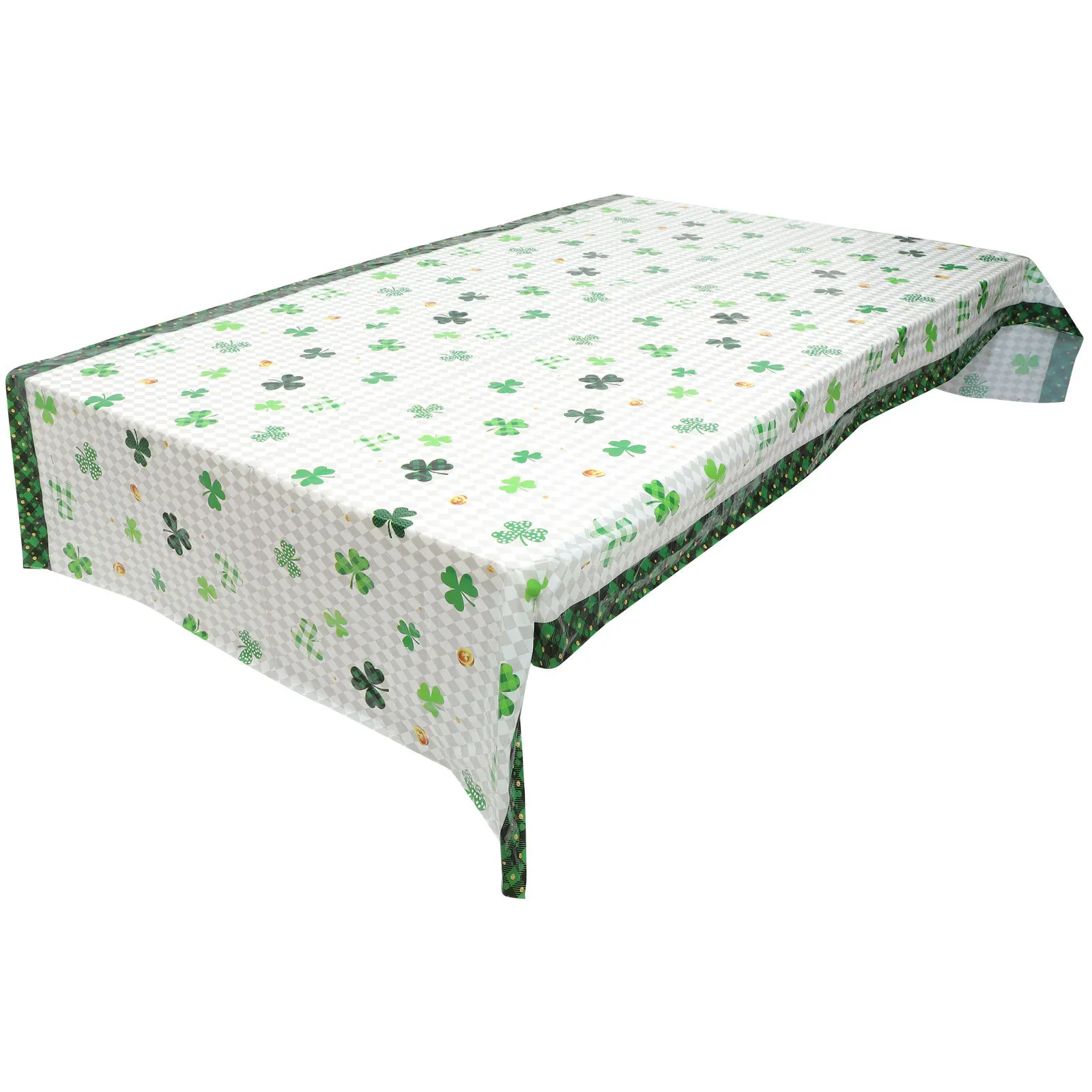 Shamrock Tablecloth Washable St Patrick's Day Lucky Irish Party Table Cover Decorative Tablecloth Dining Table 
Shamrock Tablecloth Washable St Patrick's Day Lucky Irish Party Table Cover Decorative Tablecloth Dining Table