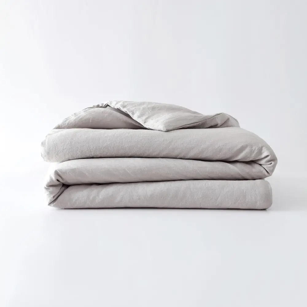 100 French Linen Duvet Cover for Weighted Comforter Dove Grey 92x108 King Size Cooling, Soft amp Durable Certified European Fla
100 French Linen Duvet Cover for Weighted Comforter Dove Grey 92x108 King Size Cooling, Soft amp Durable Certified European Fla