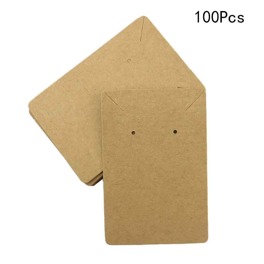 100Pcs Kraft Paper Earring Display Cards 6x9cm Retro Vintage Jewelry Holders with Dual Holes Slots for Necklaces Ear Studs
100Pcs Kraft Paper Earring Display Cards 6x9cm Retro Vintage Jewelry Holders with Dual Holes Slots for Necklaces Ear Studs