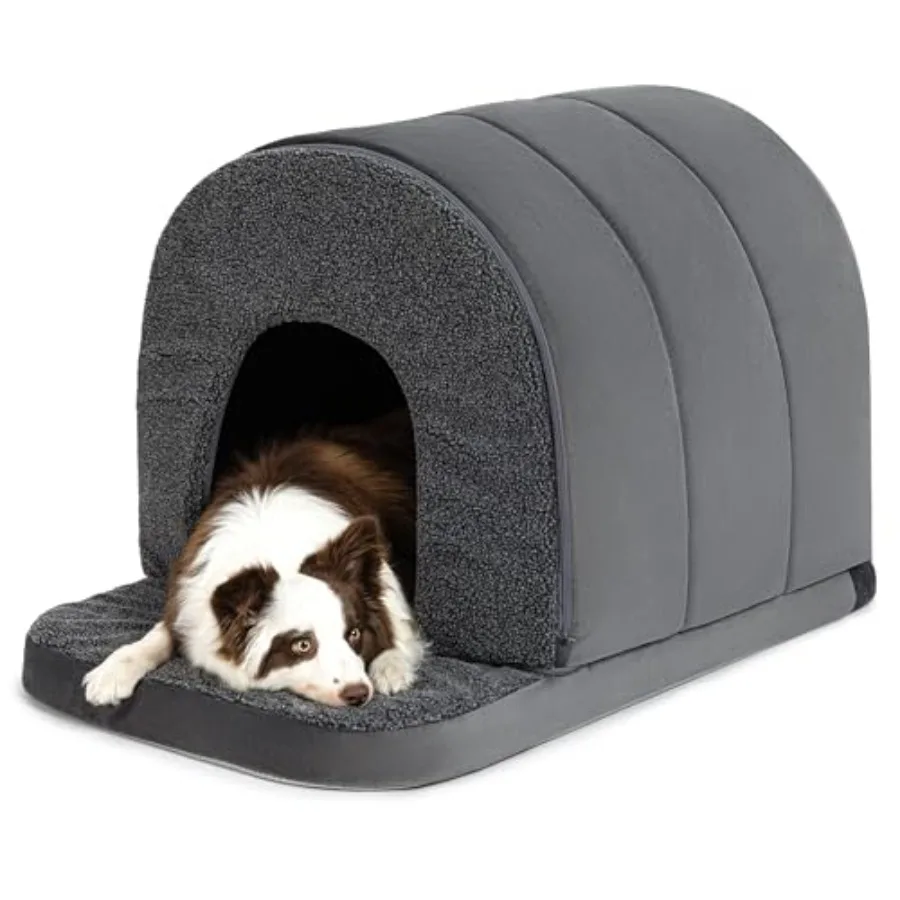Orthopedic Dog Bed House - Indoor Dog Tent with Washable Removable Cover - Pet Bed with Cover Cave - Nonskid Bottom, Ideal for
Orthopedic Dog Bed House - Indoor Dog Tent with Washable Removable Cover - Pet Bed with Cover Cave - Nonskid Bottom, Ideal for