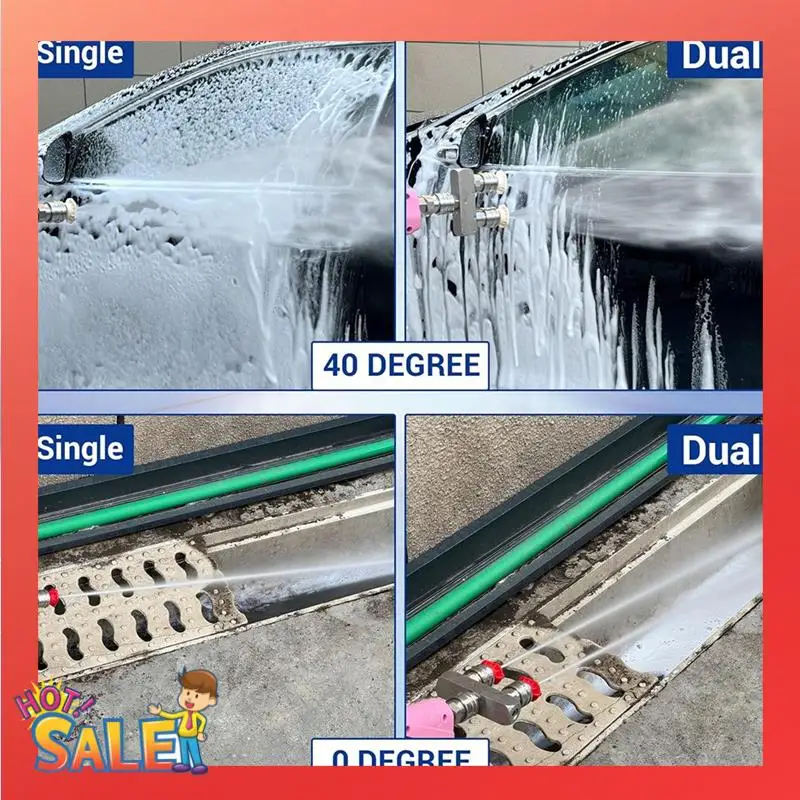 ABCL Pressure Washer Tips, 2-In-1 Washer Nozzle Tip, Dual Pressure Washer Nozzle With 4PCS Pressure Washer Spray Nozzles Easy To
ABCL Pressure Washer Tips, 2-In-1 Washer Nozzle Tip, Dual Pressure Washer Nozzle With 4PCS Pressure Washer Spray Nozzles Easy To