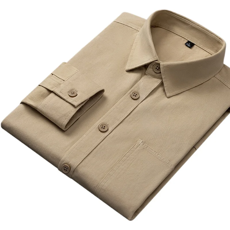 Fashion Men 100% Cotton Breathable Shirt Business Casual Long Sleeve Comfortable Work Commuter Urban Dress Shirt Office Clothing
Fashion Men 100% Cotton Breathable Shirt Business Casual Long Sleeve Comfortable Work Commuter Urban Dress Shirt Office Clothing