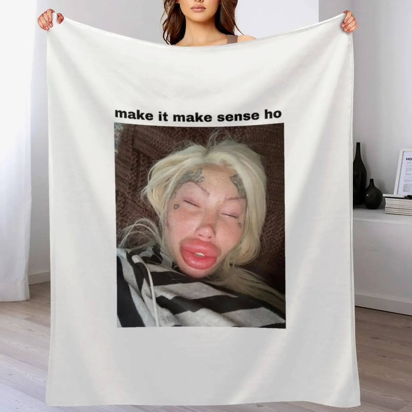 New Make it make sense Throw Blanket Stain Resistant Cozy Warm Blanket
New Make it make sense Throw Blanket Stain Resistant Cozy Warm Blanket