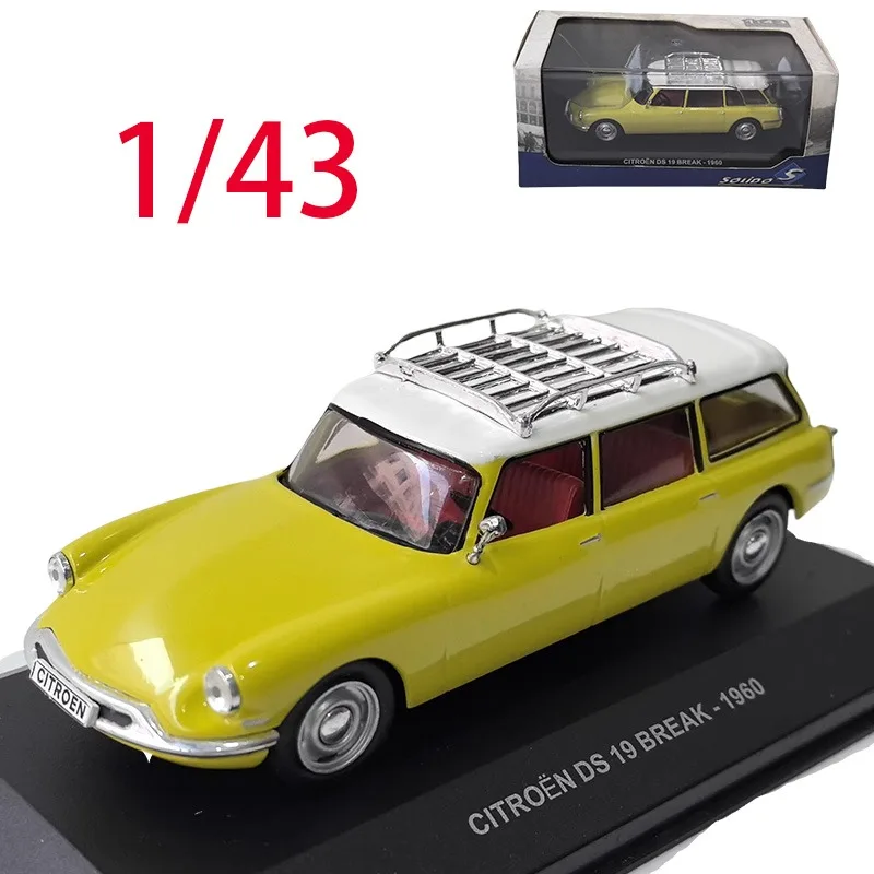 SOLIDO Diecast 1/43 Scale CITROEN DS19 BREAK 1960 Alloy Car Model Toys for Boys Gift Collection
SOLIDO Diecast 1/43 Scale CITROEN DS19 BREAK 1960 Alloy Car Model Toys for Boys Gift Collection