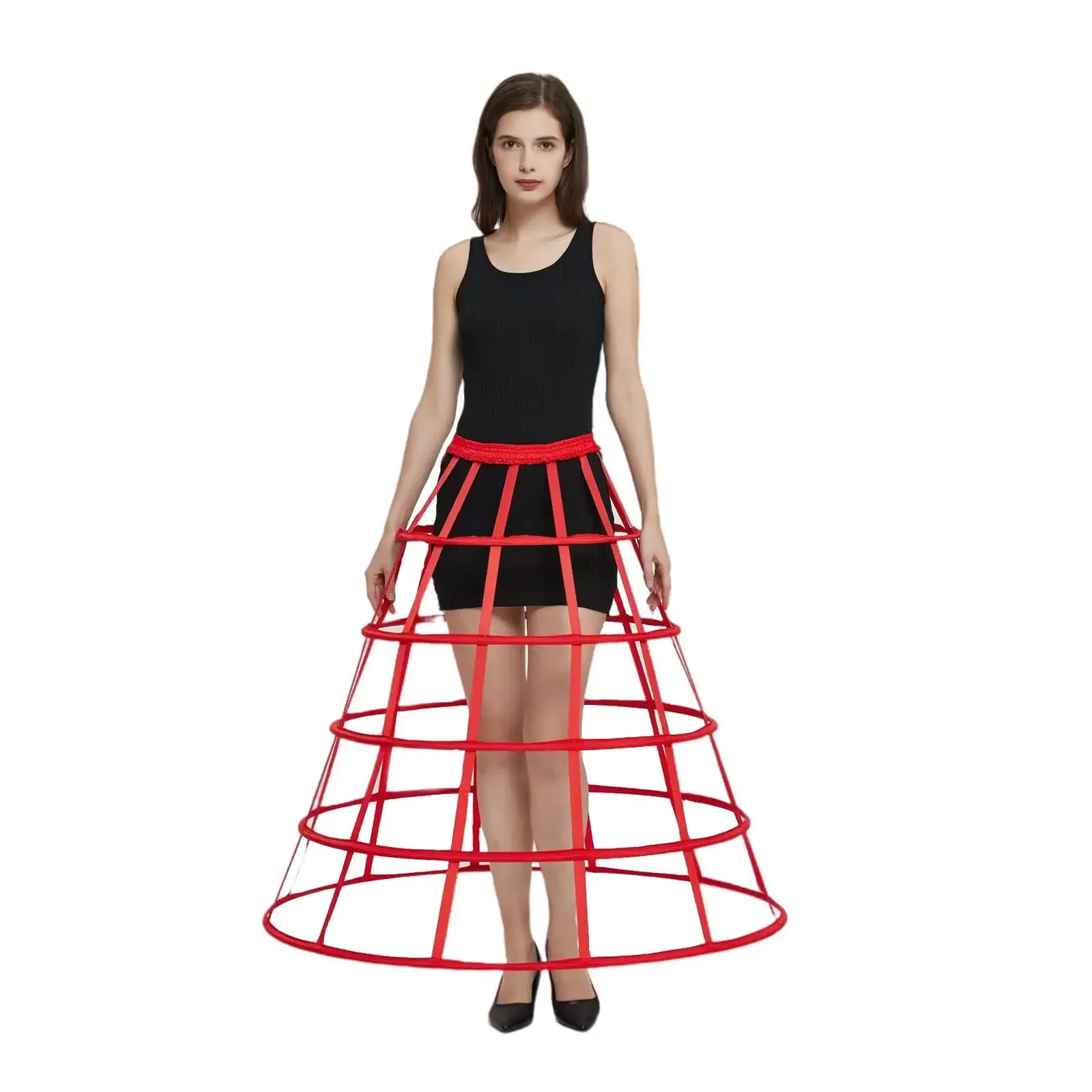 Petticoats for Women 5 Hoops Skirt Half Slip Underskirt for Girls Wedding Bridal Underskirt Fishbone Skirt
Petticoats for Women 5 Hoops Skirt Half Slip Underskirt for Girls Wedding Bridal Underskirt Fishbone Skirt