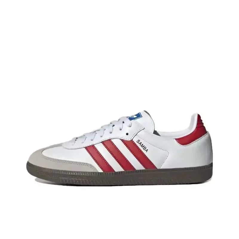 Adidas Originals Samba OG Нескользящие удобные износостойкие низкие туфли для мужчин и женщин белого и красного цвета IG1025
Adidas Originals Samba OG Нескользящие удобные износостойкие низкие туфли для мужчин и женщин белого и красного цвета IG1025