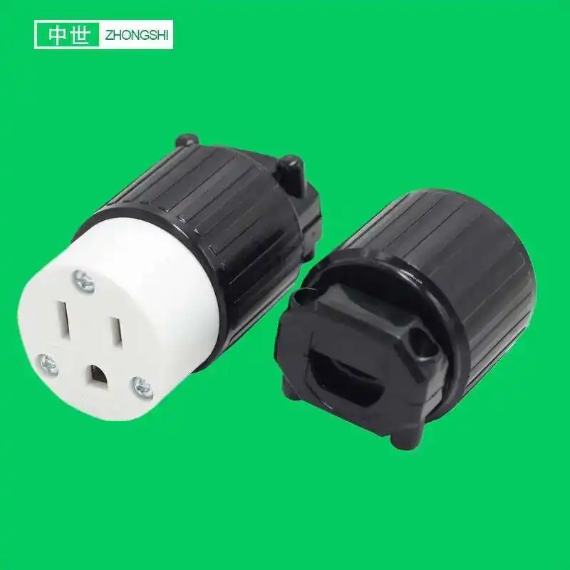LK5515R 15A 3PIN Nema 5 15R USA Inlet Plug Straight Recessed Male Outlet Receptacle
LK5515R 15A 3PIN Nema 5 15R USA Inlet Plug Straight Recessed Male Outlet Receptacle