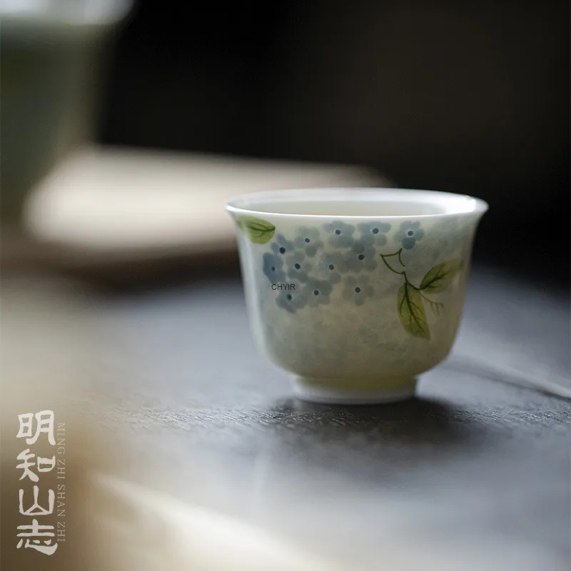 Green Blue Wind Chime Jade Tea Cup Hand-painted Fresh Style Ceramic Tea Cup Single Cup
Green Blue Wind Chime Jade Tea Cup Hand-painted Fresh Style Ceramic Tea Cup Single Cup