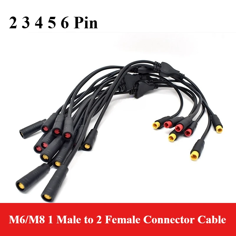 M6 M8 Julet Водонепроницаемый 1 штекер на 2 гнезда 2/3/4/5/6 контактный разветвитель постоянного тока для электровелосипеда, соединительный кабель для электрического велосипеда, штекер для стыкового соединения
M6 M8 Julet Водонепроницаемый 1 штекер на 2 гнезда 2/3/4/5/6 контактный разветвитель постоянного тока для электровелосипеда, соединительный кабель для электрического велосипеда, штекер для стыкового соединения