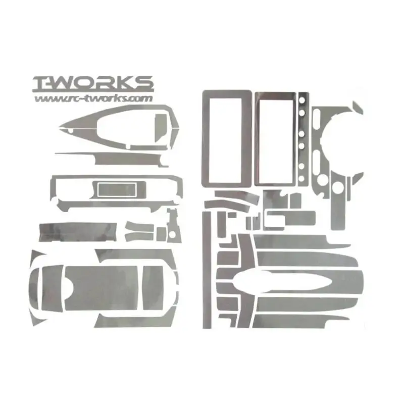 Original T Works TS-005M Metal Chrome Radio Skin Sticker (For Airtronics & Sanwa M11X) 4 Colors Rc Tool
Original T Works TS-005M Metal Chrome Radio Skin Sticker (For Airtronics & Sanwa M11X) 4 Colors Rc Tool