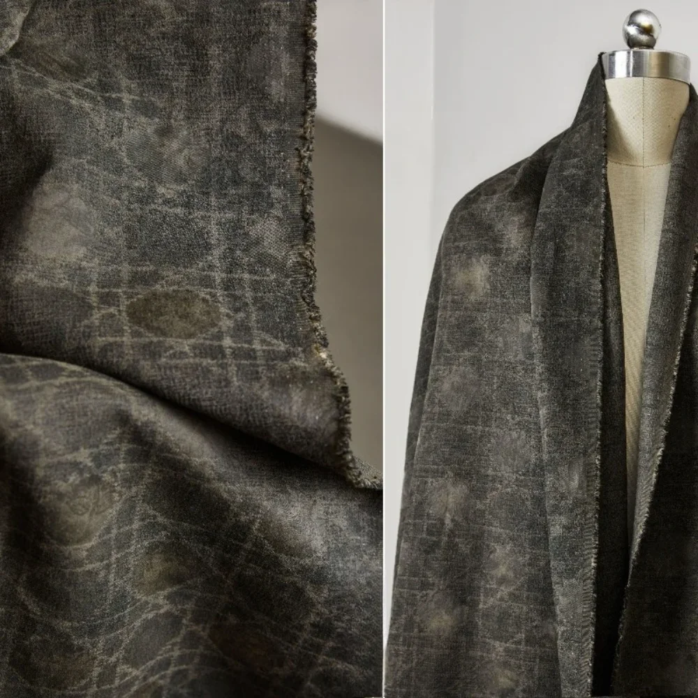 Natural Cotton Linen Fabric for Distressed Dark Pattern DIY Jacket Clothing Design Fabrics By Meter Diy Sewing Material Cloth
Natural Cotton Linen Fabric for Distressed Dark Pattern DIY Jacket Clothing Design Fabrics By Meter Diy Sewing Material Cloth