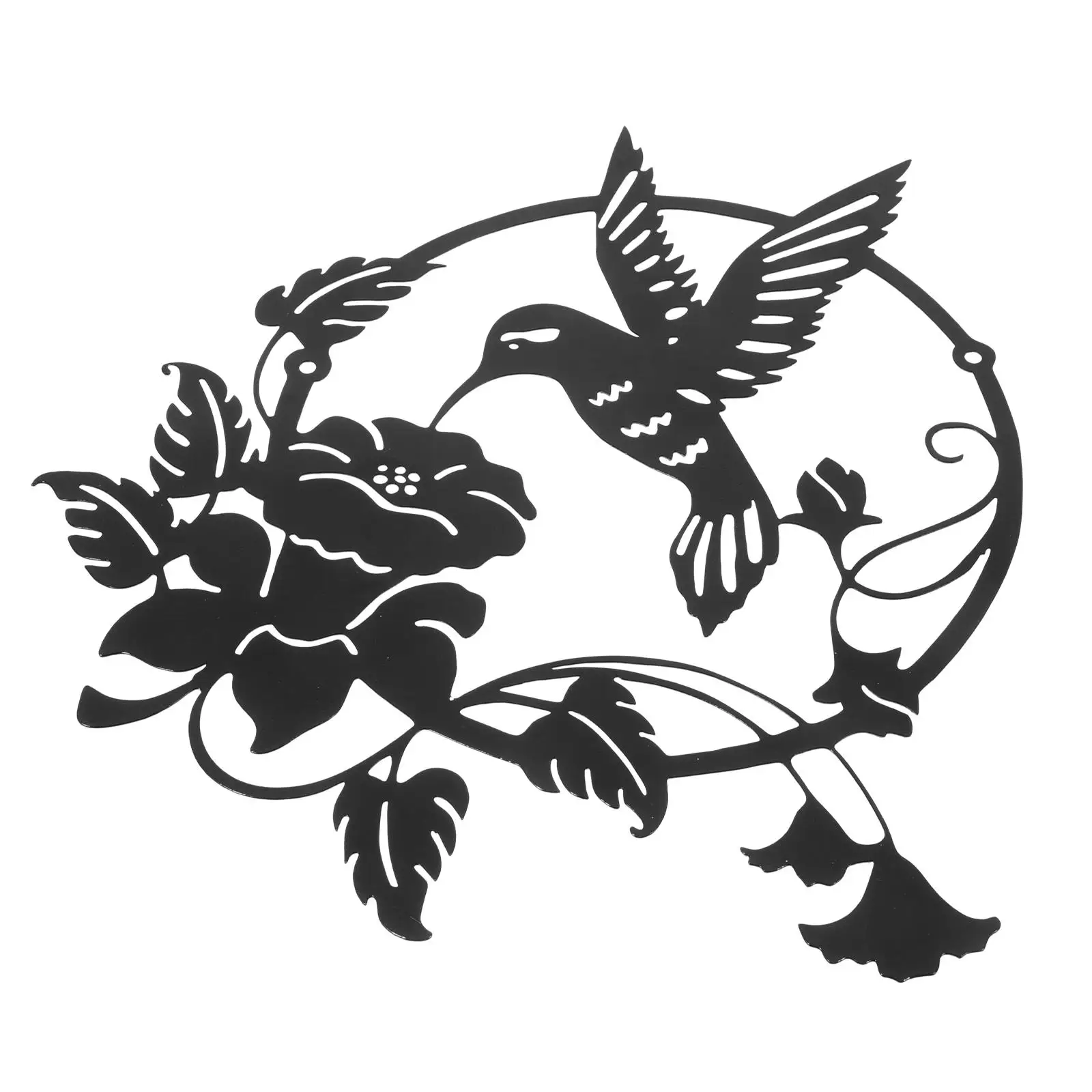 Iron Hummingbird Flower Wall Decoration for Home Garden Outdoor Fence Sturdy Metal Crafts Versatile Decorations Sculpture
Iron Hummingbird Flower Wall Decoration for Home Garden Outdoor Fence Sturdy Metal Crafts Versatile Decorations Sculpture