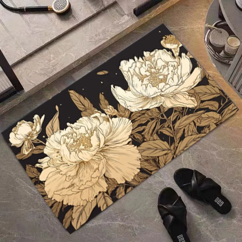 Floor Mats Dirt-Resistant Bathroom Quick-Drying Non-Slip Diatom Mud Home Bathroom Wear-Resistant Floor Mats Plants Flowers Rug
Floor Mats Dirt-Resistant Bathroom Quick-Drying Non-Slip Diatom Mud Home Bathroom Wear-Resistant Floor Mats Plants Flowers Rug