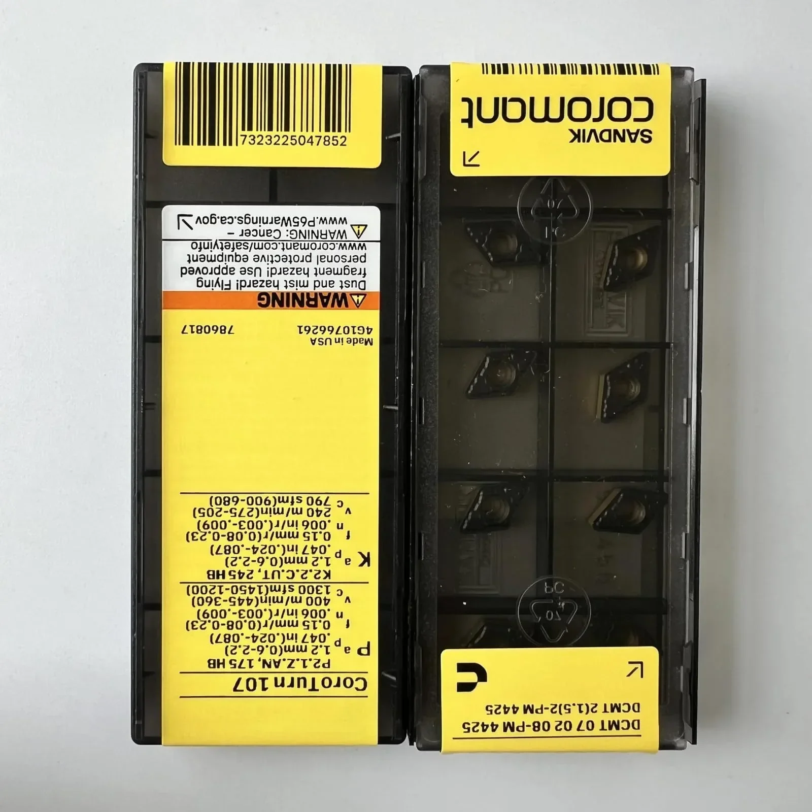 SANDVIK-Coromant / DCMT070208-PM 4425 / 10 Pcs
SANDVIK-Coromant / DCMT070208-PM 4425 / 10 Pcs