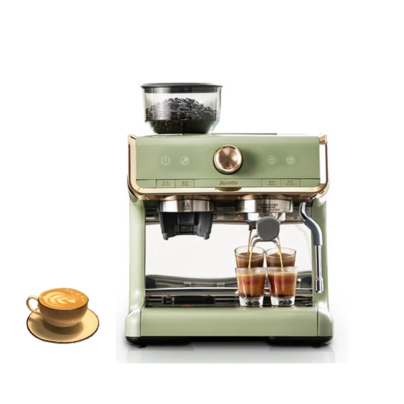High Performance 15 bar Coffee Machine with Milk Frother Espresso Coffee Maker Grind and Brew Coffee Machine 
High Performance 15 bar Coffee Machine with Milk Frother Espresso Coffee Maker Grind and Brew Coffee Machine