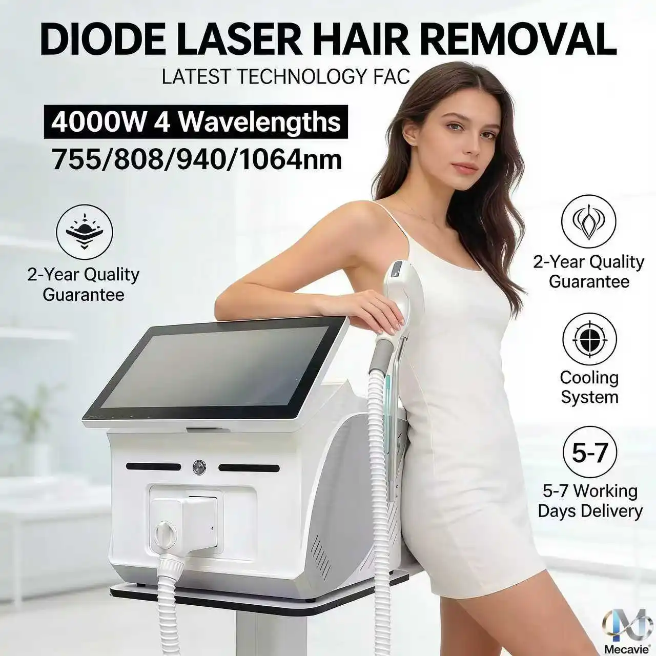 Лазерный диодный аппарат 2026 FAC 4000W с одной рукояткой для безболезненного перманентного удаления волос и татуировок для салонов красоты
Лазерный диодный аппарат 2026 FAC 4000W с одной рукояткой для безболезненного перманентного удаления волос и татуировок для салонов красоты