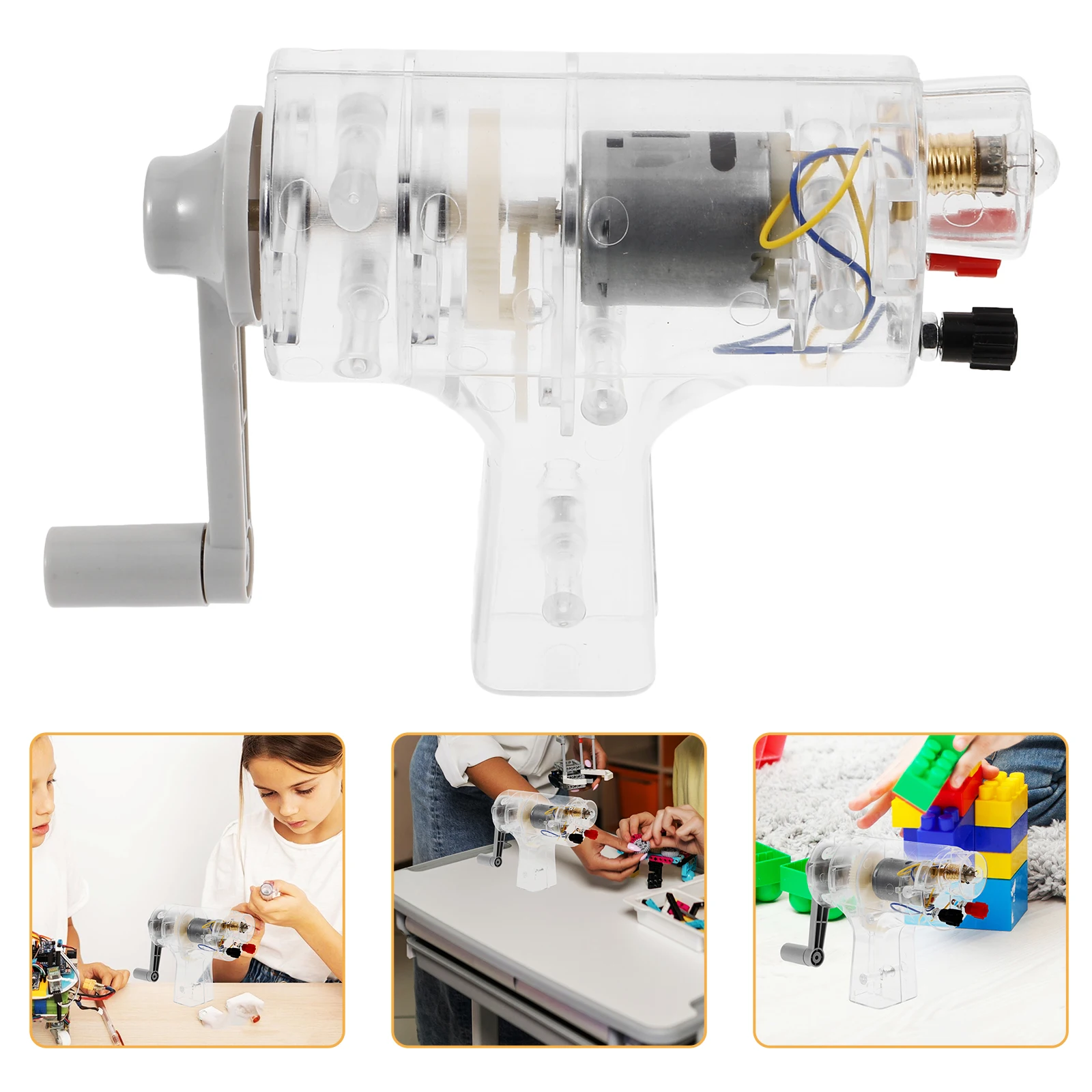 Hand Crank For Physics Lab Teaching Tool Clear Transparent Housing Compact Lightweight Manual Portable Emergency Power
Hand Crank For Physics Lab Teaching Tool Clear Transparent Housing Compact Lightweight Manual Portable Emergency Power