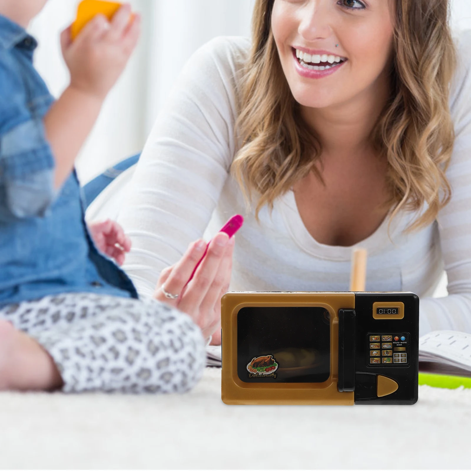 Mini Microwave Oven Toy Children's Plastic Home Appliance Smooth Surface Safe Fun Cognitive Development Affordable Price
Mini Microwave Oven Toy Children's Plastic Home Appliance Smooth Surface Safe Fun Cognitive Development Affordable Price