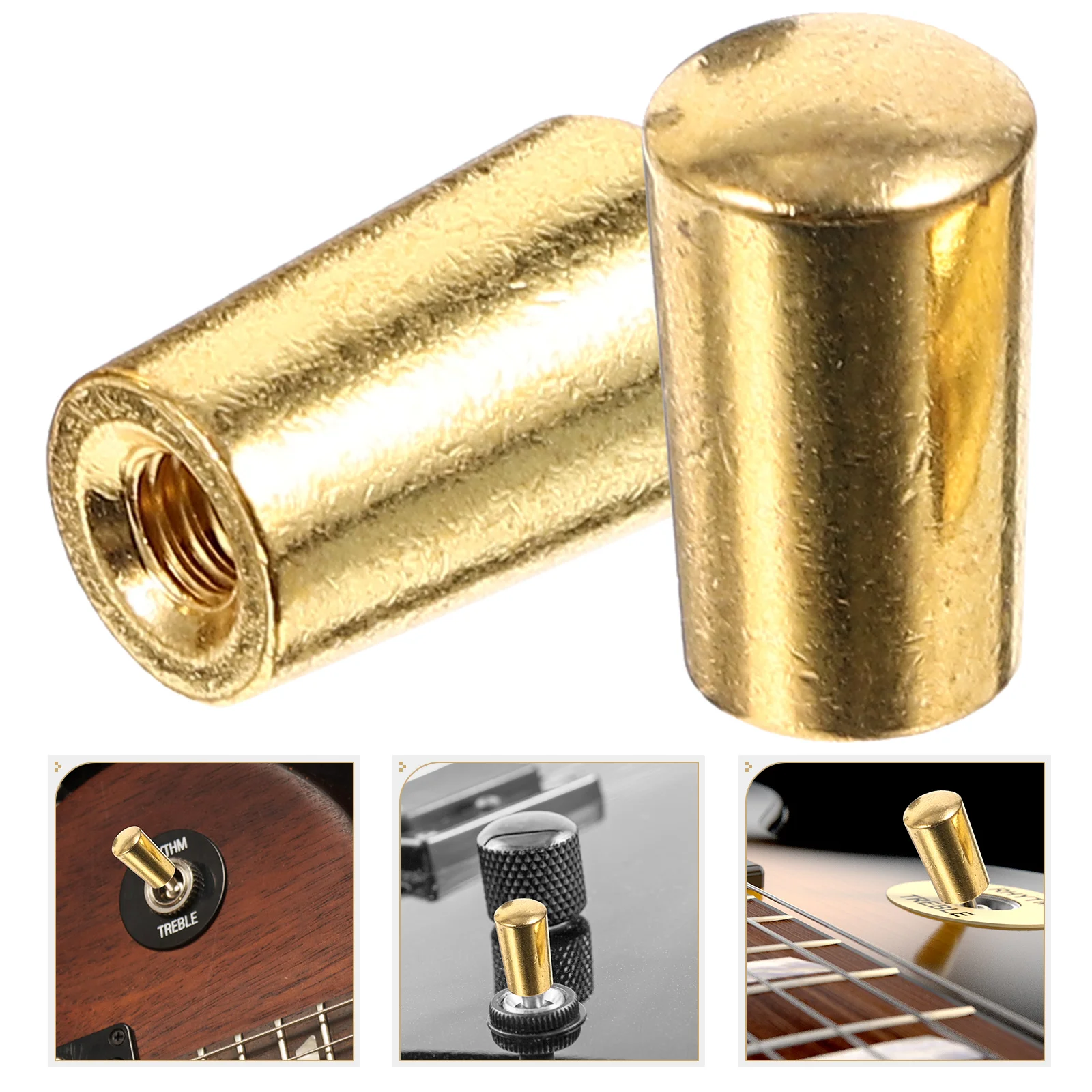 2 Pcs Guitar Switch Cap Electric Toggle Extensions Accessories Tip Parts Guitars Metal Thread Cover
2 Pcs Guitar Switch Cap Electric Toggle Extensions Accessories Tip Parts Guitars Metal Thread Cover