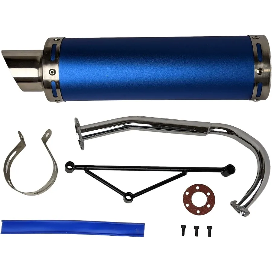 High Performance Exhaust System Muffler for GY6 50cc Scooter Moped TaoTao Jonway Kymco 139QMB Engine Upgrade with Enhanced Soun
High Performance Exhaust System Muffler for GY6 50cc Scooter Moped TaoTao Jonway Kymco 139QMB Engine Upgrade with Enhanced Soun
