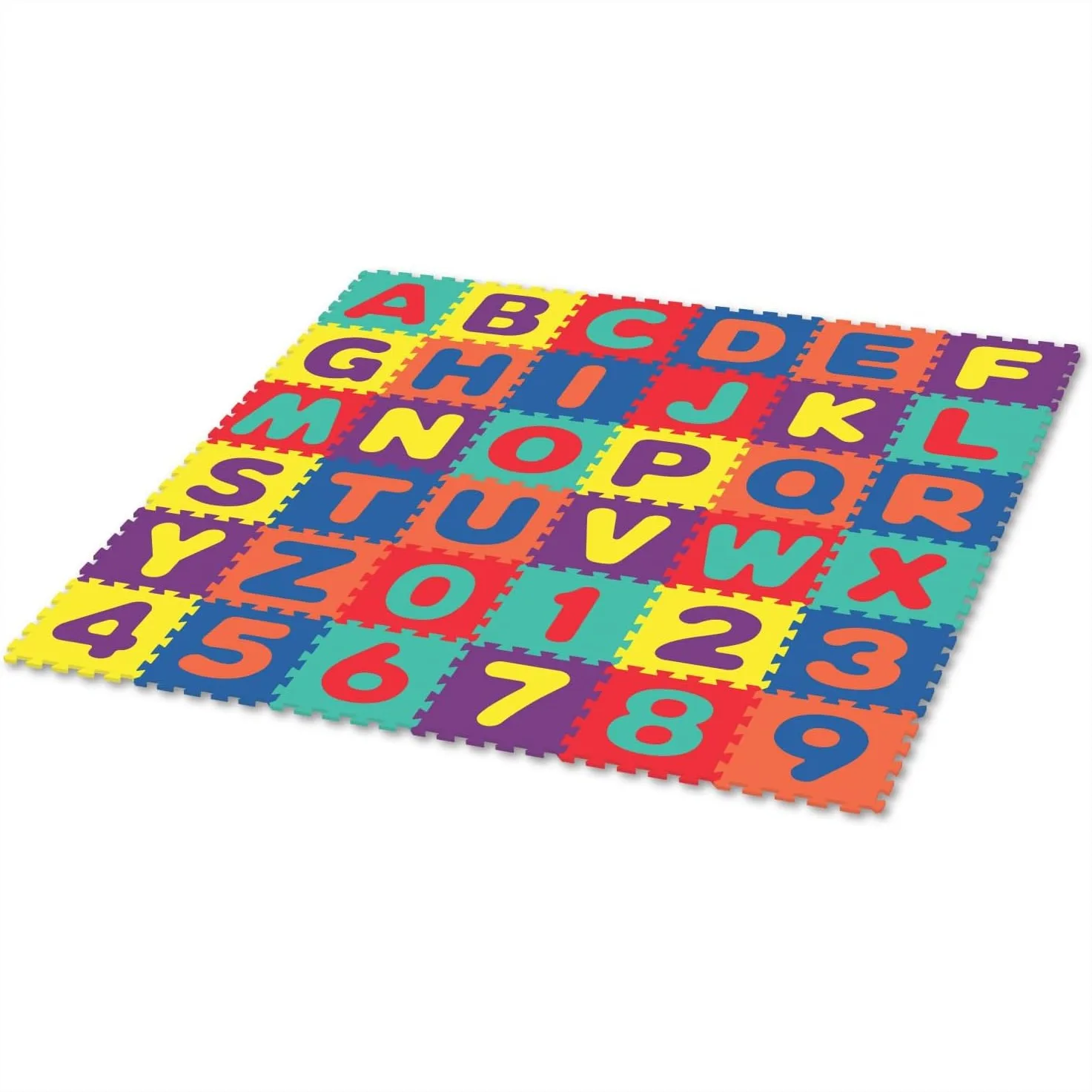 Alphabet Foam Play Mat for Kids, 36 Interlocking EVA Tiles, 72x72 Non-Toxic Floor Mat for Toddlers
Alphabet Foam Play Mat for Kids, 36 Interlocking EVA Tiles, 72x72 Non-Toxic Floor Mat for Toddlers