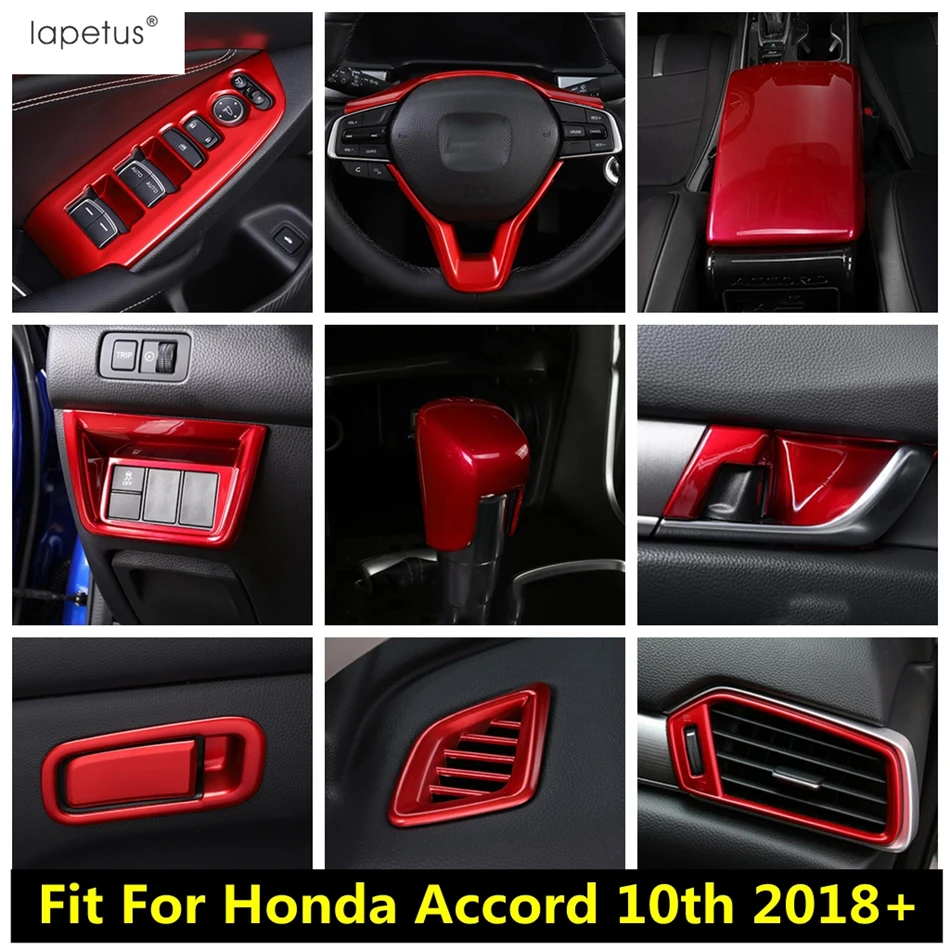 Armrest Box / Window Lift Button/ Gear Shift Panel / Head Light Cover Trim For Honda Accord 10th 2018 - 2022 Red Car Accessories
Armrest Box / Window Lift Button/ Gear Shift Panel / Head Light Cover Trim For Honda Accord 10th 2018 - 2022 Red Car Accessories