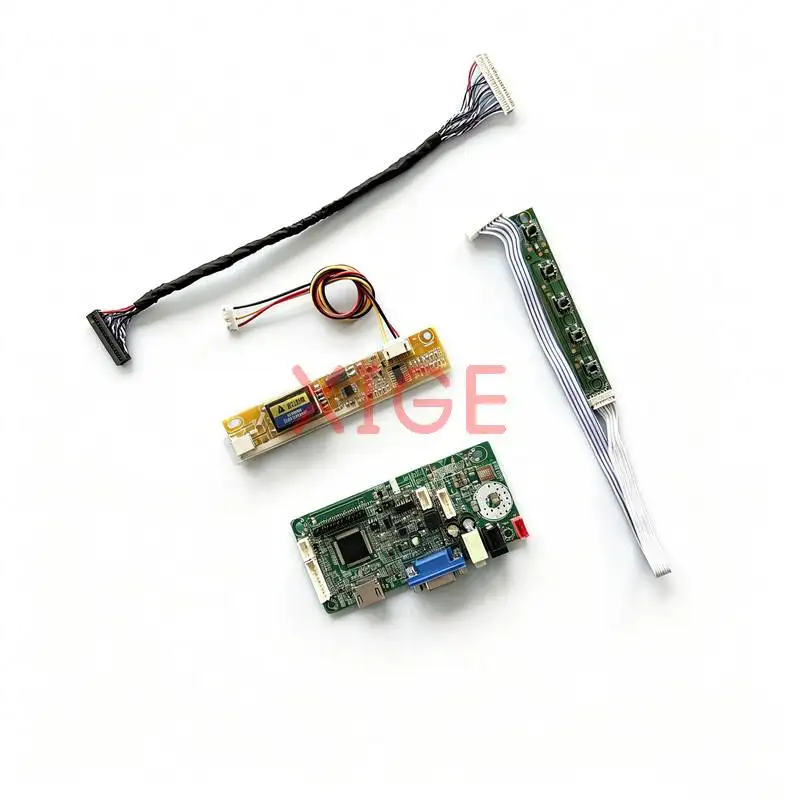 Display Drive Controller Board Fit N141XC N141X7 N141XB N141XA 1024x768 30 Pin LVDS VGA HDMI-Compatible 1024*768 1-CCFL Kit DIY
Display Drive Controller Board Fit N141XC N141X7 N141XB N141XA 1024x768 30 Pin LVDS VGA HDMI-Compatible 1024*768 1-CCFL Kit DIY