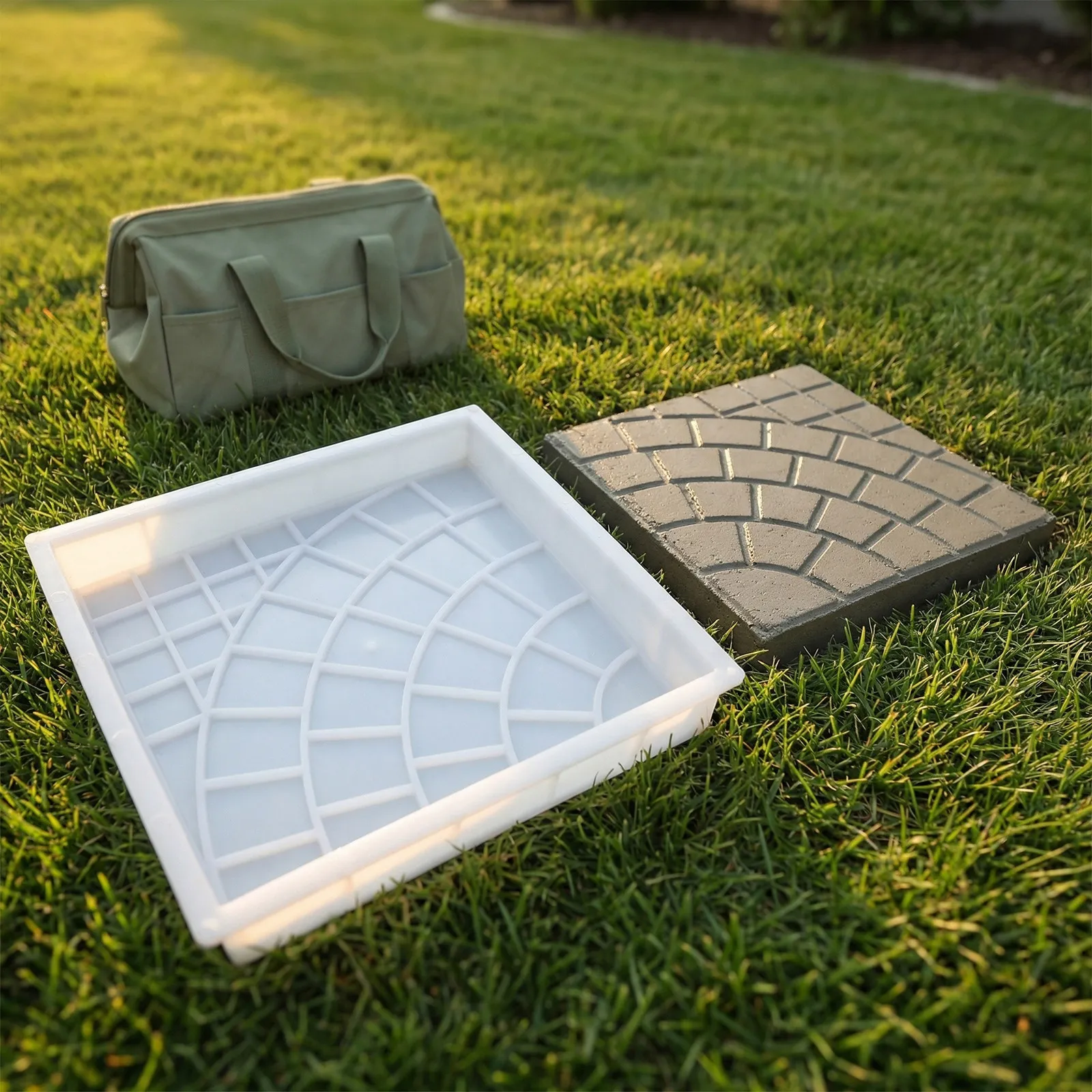 Colorful Lawn Stepping Stone Mold Reusable Concrete Pathmate for Garden Walkway Patio Yard DIY Paver Pavement Brick Mould
Colorful Lawn Stepping Stone Mold Reusable Concrete Pathmate for Garden Walkway Patio Yard DIY Paver Pavement Brick Mould