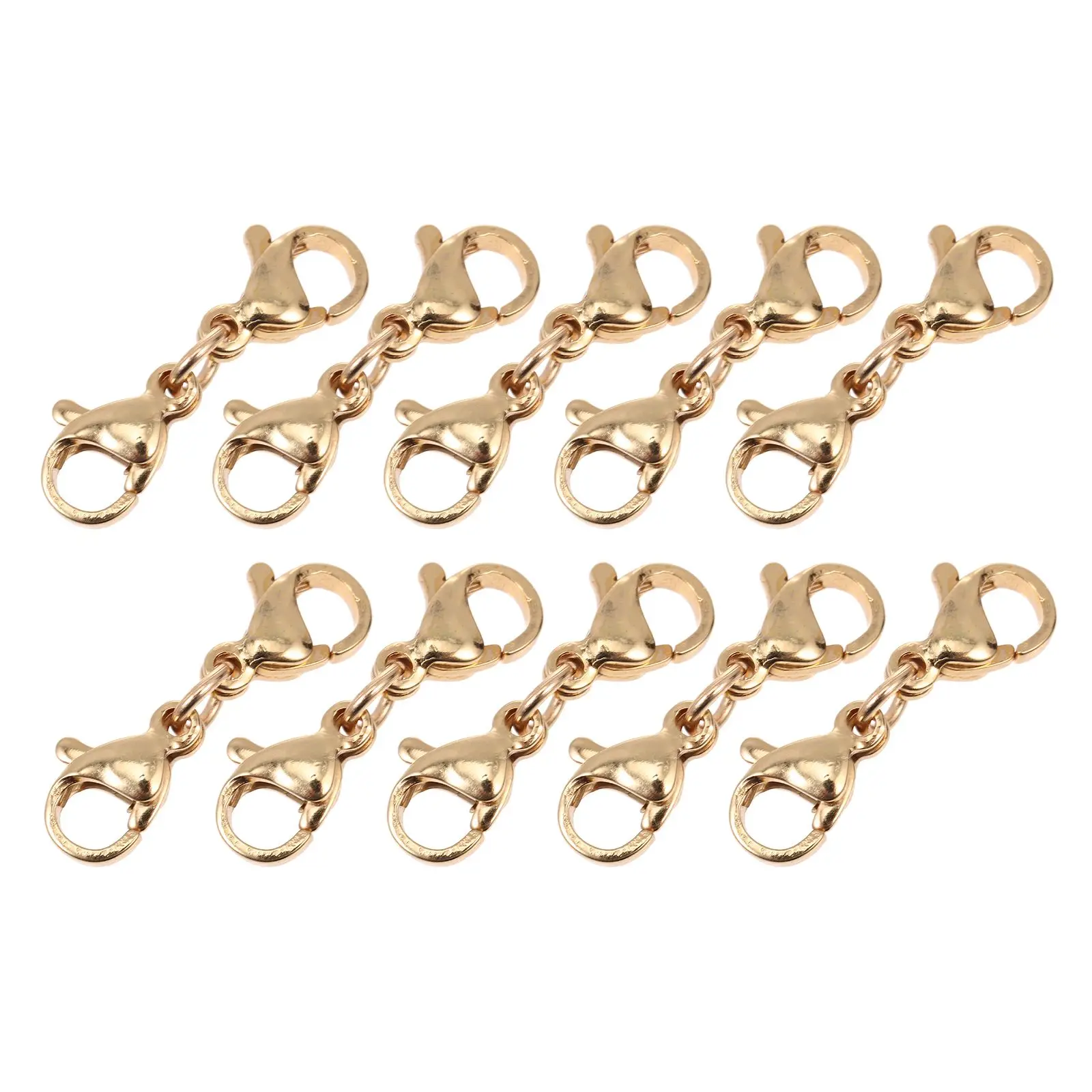 10 Pcs Golden Stainless Steel Lobster Clasps for DIY Jewelry Making Necklace Craft Repair Small Medium Accessories
10 Pcs Golden Stainless Steel Lobster Clasps for DIY Jewelry Making Necklace Craft Repair Small Medium Accessories
