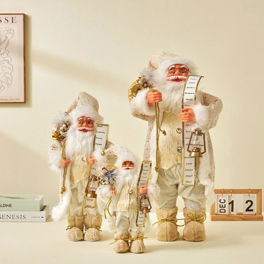 2023 New 60cm Big Santa Claus Plush Dolls Christmas Decoration Figures Gift Kids new year Christmas Home House Navidad Ornaments
2023 New 60cm Big Santa Claus Plush Dolls Christmas Decoration Figures Gift Kids new year Christmas Home House Navidad Ornaments