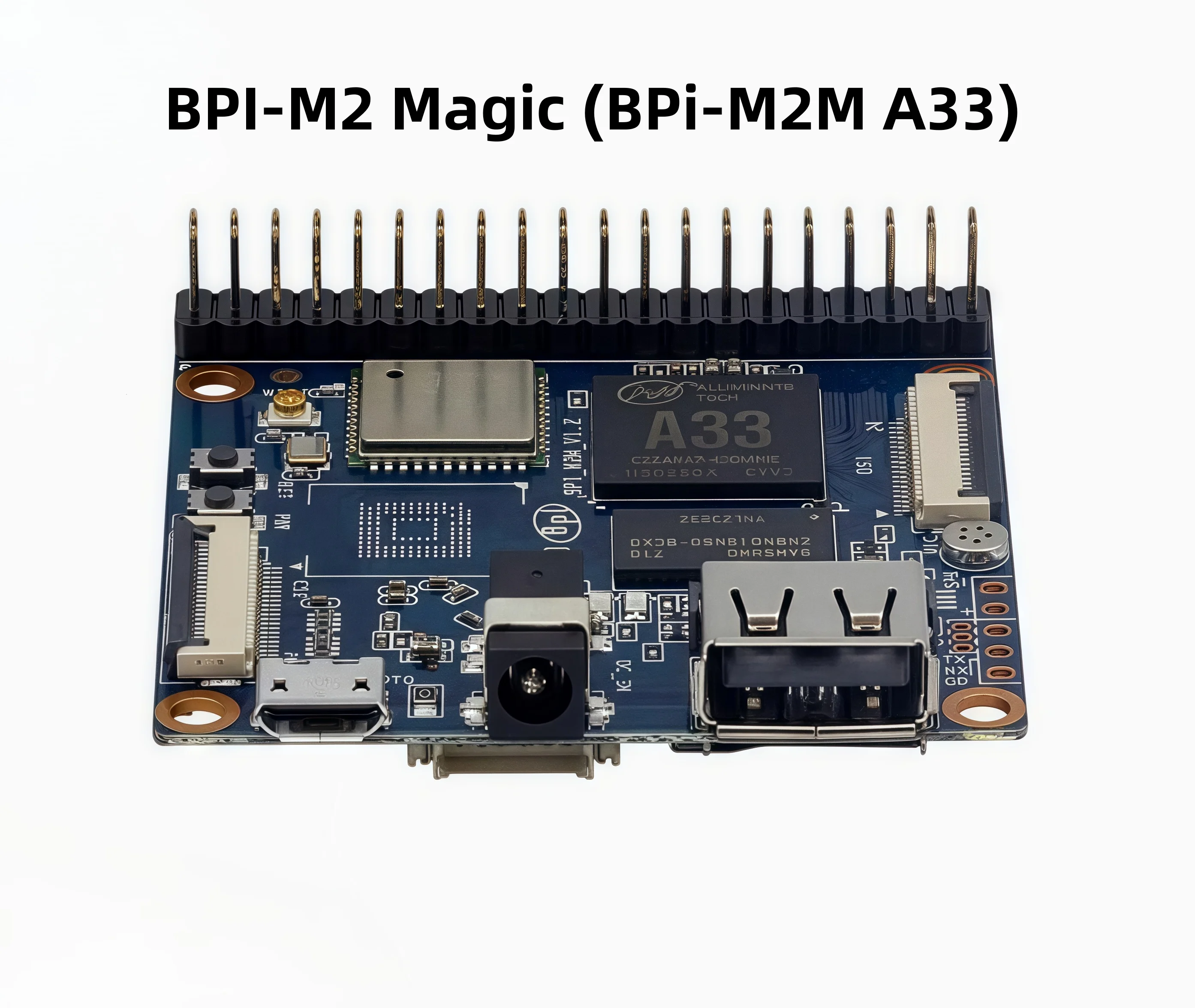Banana Pi BPI-M2 Magic (BPi-M2M A33) Четырехъядерная плата разработки IoT с открытым исходным кодом
Banana Pi BPI-M2 Magic (BPi-M2M A33) Четырехъядерная плата разработки IoT с открытым исходным кодом