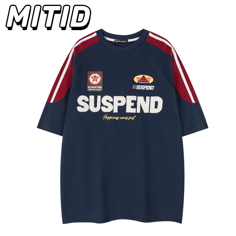 Summer Fashion T-shirts For Men Y2k Streetwear Letter Printed Graphic Tees New Couple Casual O-neck Short Sleeve Tops T Shirts
Summer Fashion T-shirts For Men Y2k Streetwear Letter Printed Graphic Tees New Couple Casual O-neck Short Sleeve Tops T Shirts