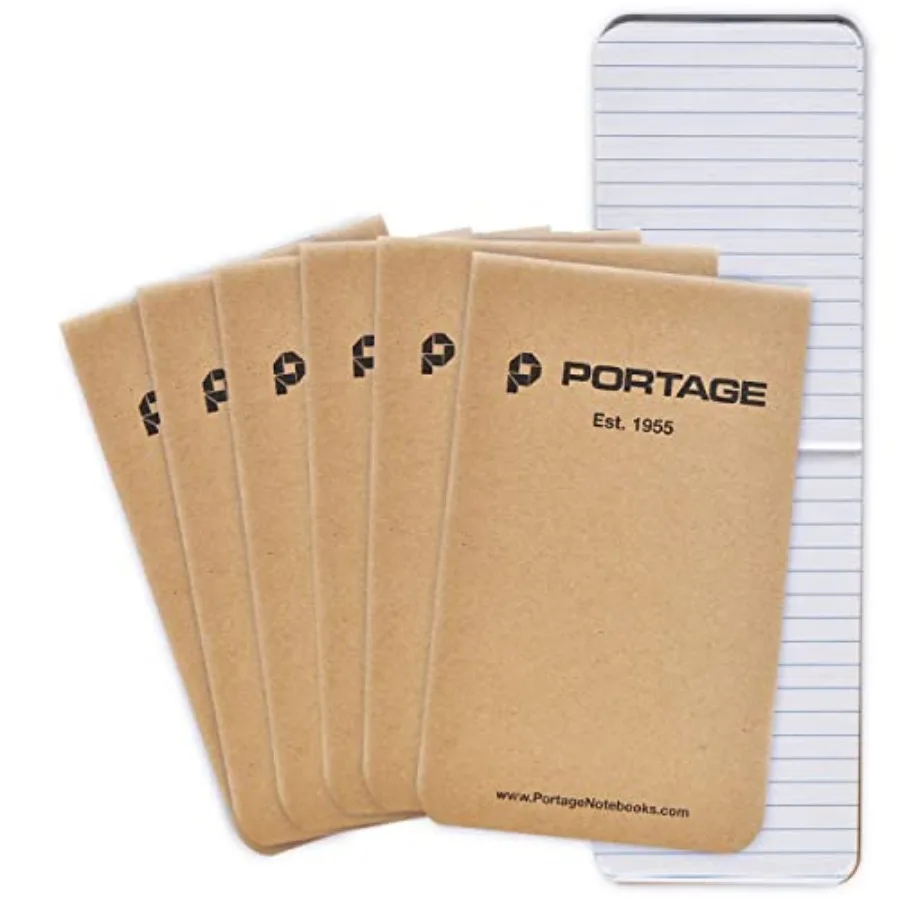 Field Notebook Sized Pocket Notepad - Top Bound Notebook with Lined Paper Lies Flat in Pocket - 2.8" x 4." - 4 Pages
Field Notebook Sized Pocket Notepad - Top Bound Notebook with Lined Paper Lies Flat in Pocket - 2.8" x 4." - 4 Pages