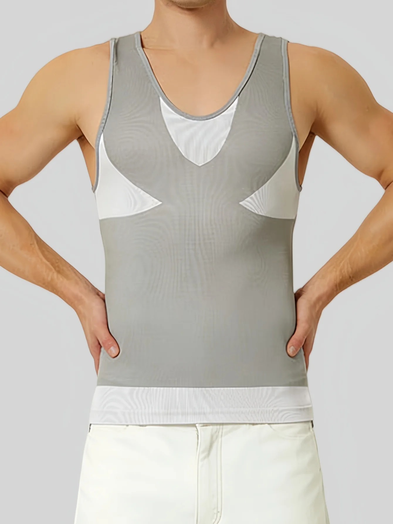 Men's Compression Sleeveless Shirt Slimming Undershirt for Sports Commuting Layering - Tight Fit Base Layer Corset Top
Men's Compression Sleeveless Shirt Slimming Undershirt for Sports Commuting Layering - Tight Fit Base Layer Corset Top