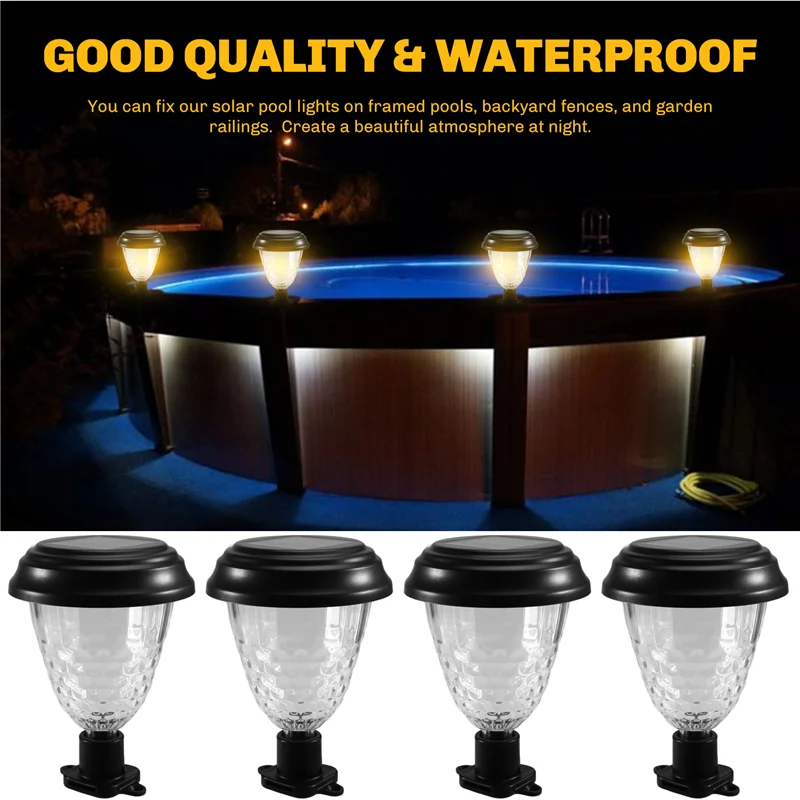 ABHB-Solar Pool Lights Swimming Pool Lights Pool Light Swimming Pool Fence Decoration Accessories
ABHB-Solar Pool Lights Swimming Pool Lights Pool Light Swimming Pool Fence Decoration Accessories