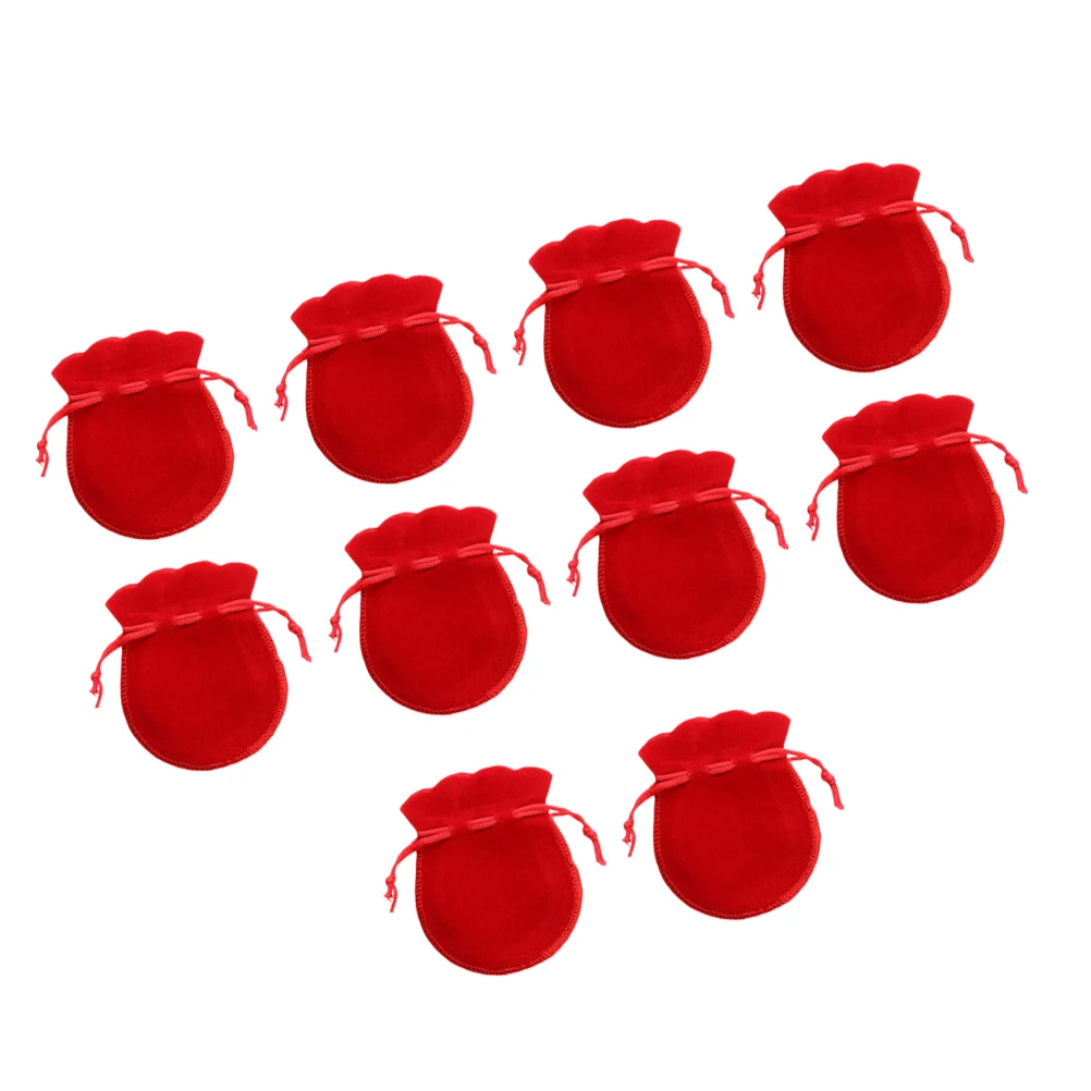 20pcs Jewelry Bags Shape Flannel Drawstring Gift Storage Pouches For Rings Bracelets Watches Party Favors Christmas
20pcs Jewelry Bags Shape Flannel Drawstring Gift Storage Pouches For Rings Bracelets Watches Party Favors Christmas