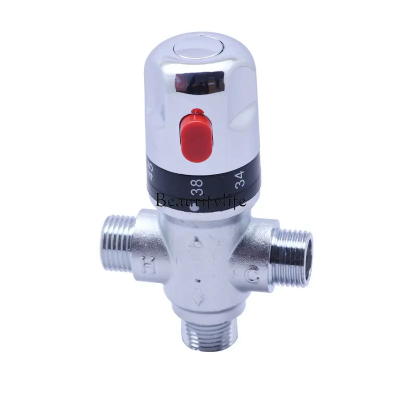*Thermostatic mixing valve Water heater Pipe Intelligent shower mixing valve Hot and cold water regulator Thermostatic
*Thermostatic mixing valve Water heater Pipe Intelligent shower mixing valve Hot and cold water regulator Thermostatic