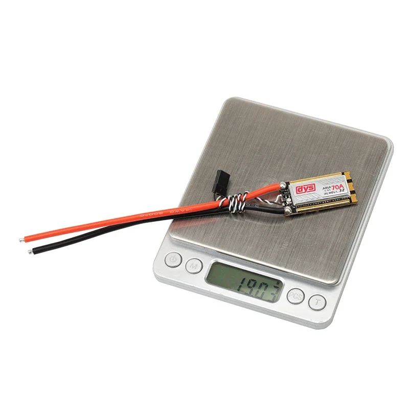 DYS Aria 70A AM32 32bit 3-6S ESC Dshot1200 для гоночного мультироторного радиоуправляемого самолета FPV
DYS Aria 70A AM32 32bit 3-6S ESC Dshot1200 для гоночного мультироторного радиоуправляемого самолета FPV