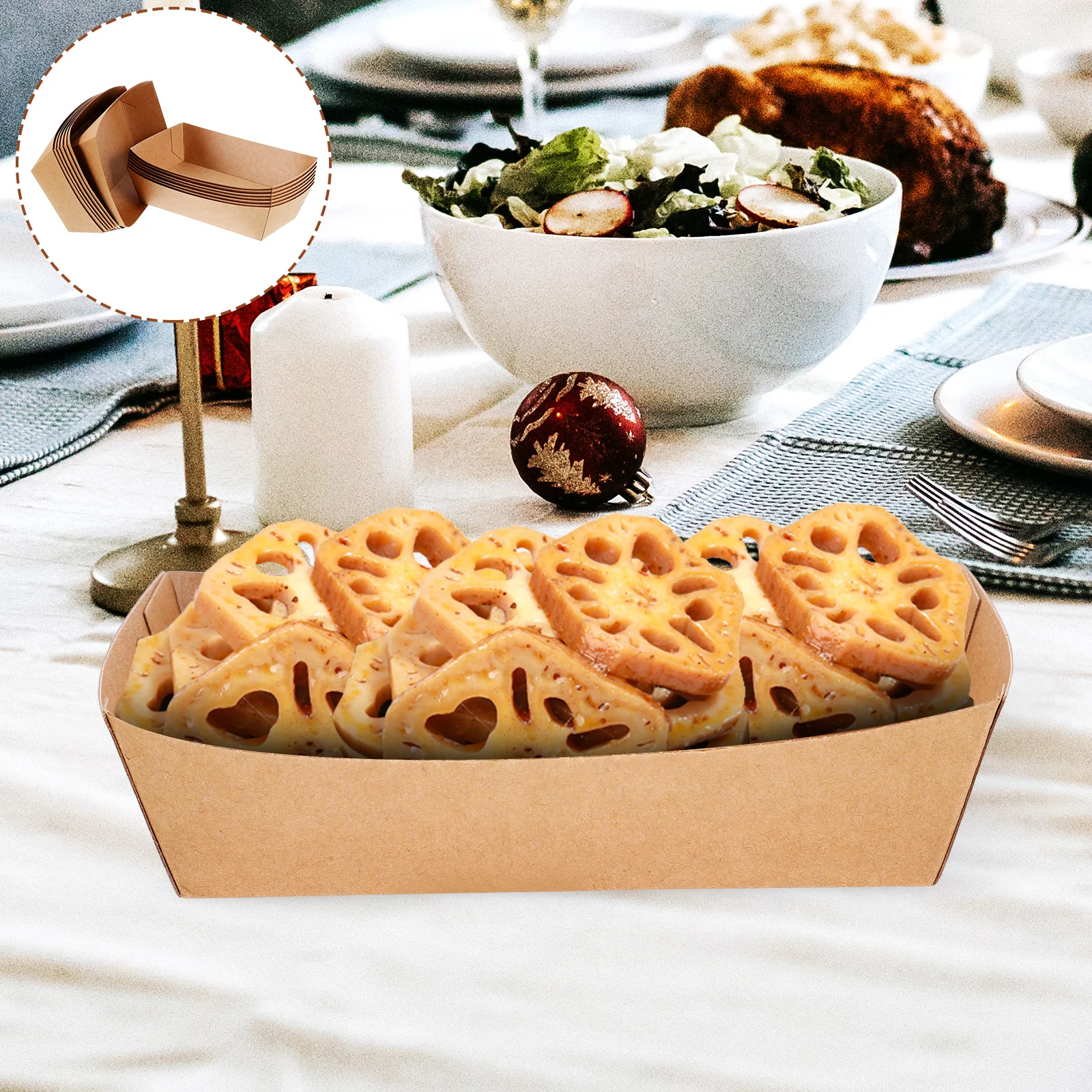 100pcs Free Fold Paper Boat Boxes Picnic Takeout Snack Packaging Disposable Serving Trays Appetizer Plates Sushi Boat
100pcs Free Fold Paper Boat Boxes Picnic Takeout Snack Packaging Disposable Serving Trays Appetizer Plates Sushi Boat