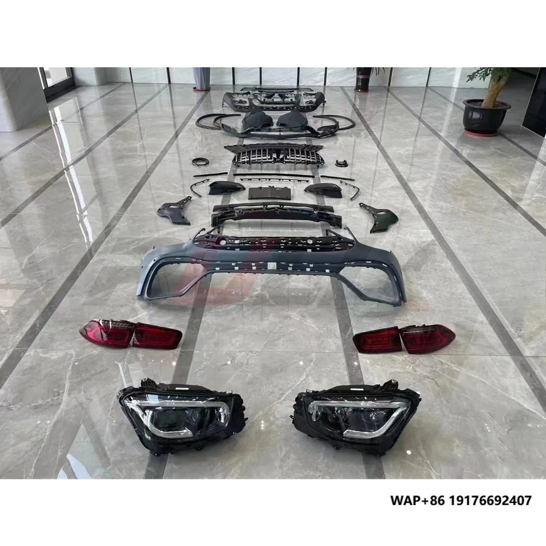Body Kit for Mercedes Benz GLC Class X253 16-19 Upgrade to 21 GLC63 AMG Include Front and Rear Bumper with Grille Lamps
Body Kit for Mercedes Benz GLC Class X253 16-19 Upgrade to 21 GLC63 AMG Include Front and Rear Bumper with Grille Lamps