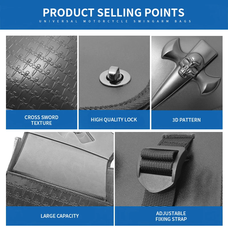 unique High Quality Motorcycle Saddlebag Wholesale in Stock OEM/ODM Logo Customized New Product
unique High Quality Motorcycle Saddlebag Wholesale in Stock OEM/ODM Logo Customized New Product