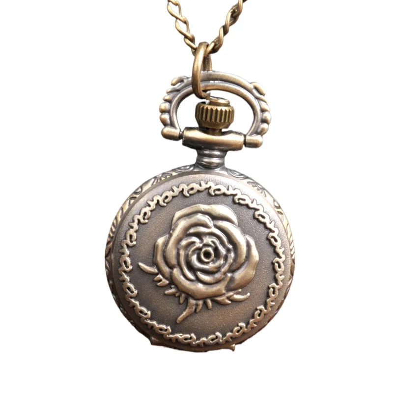 Small bronze solid rose pocket watch
Small bronze solid rose pocket watch