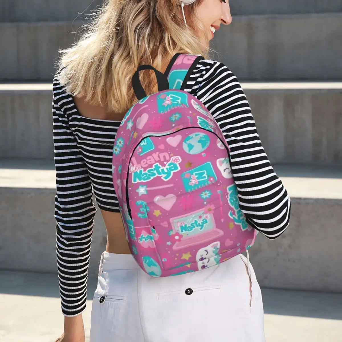 Like Nastya Pattern Student Backpack School Bag Hiking Travel Daypack for Men Women Fashion Bookbag Shoulder Bags
Like Nastya Pattern Student Backpack School Bag Hiking Travel Daypack for Men Women Fashion Bookbag Shoulder Bags