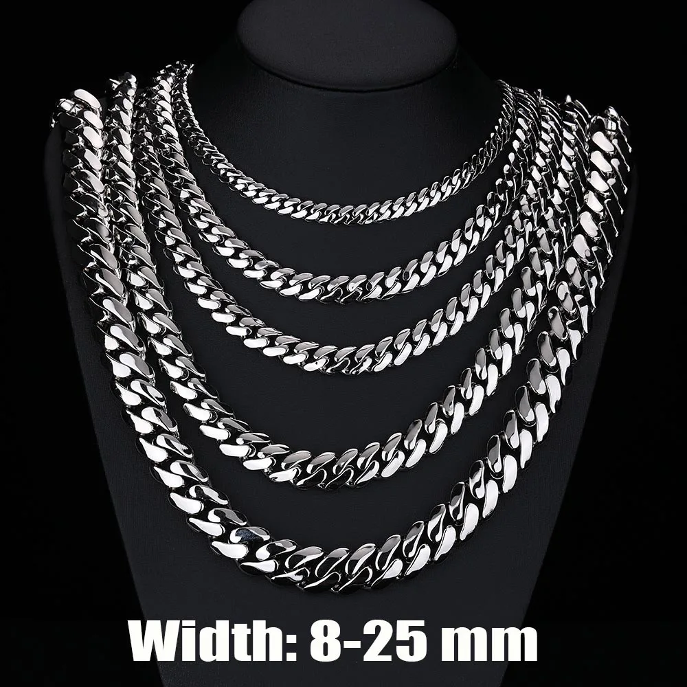 8mm 10mm 12mm 15mm 18mm 20mm 25mm Hip-hop Cuban chain Pendant Necklace Copper 18K Gold Plated Men Boy Chunky Necklace Jewelry
8mm 10mm 12mm 15mm 18mm 20mm 25mm Hip-hop Cuban chain Pendant Necklace Copper 18K Gold Plated Men Boy Chunky Necklace Jewelry