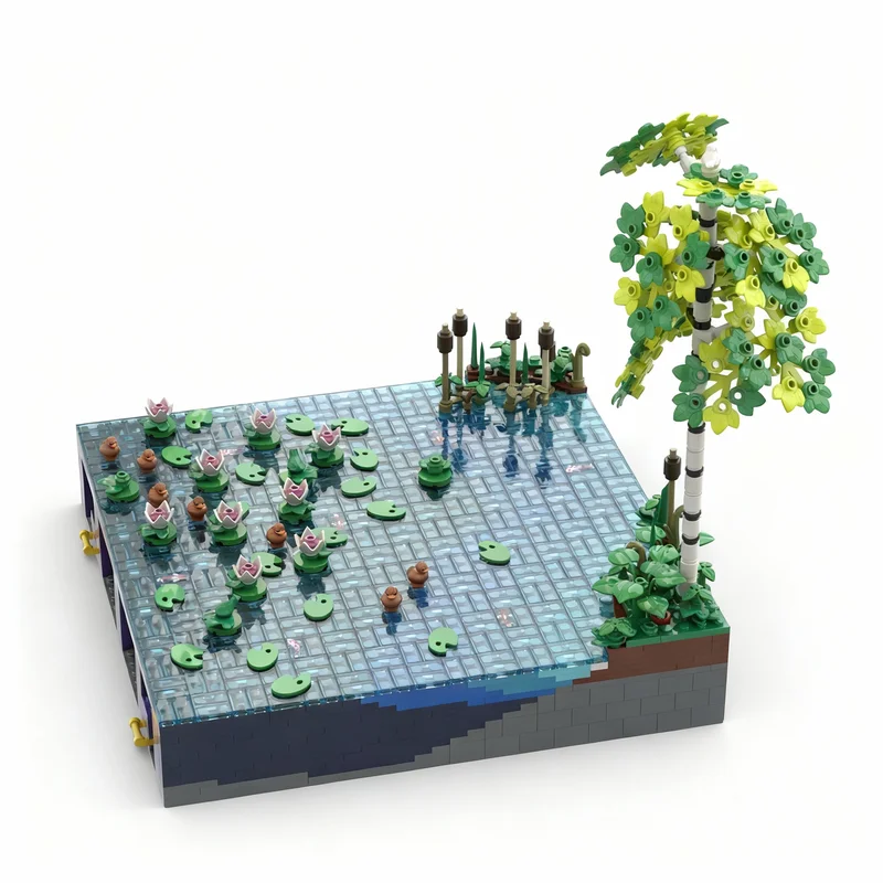 1273pcs MOC A11 Castle Hohengeroldseck Lake Water Lilies Model Building Blocks Construction Toys Christmas Gifts Brick Kids
1273pcs MOC A11 Castle Hohengeroldseck Lake Water Lilies Model Building Blocks Construction Toys Christmas Gifts Brick Kids