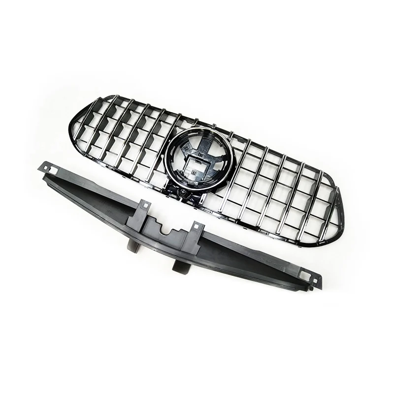 W167 Gt Style Silver Car Front Bumper Grille for Gle Class Gle350 Sport Luxury Model Front Grill 2023-in
W167 Gt Style Silver Car Front Bumper Grille for Gle Class Gle350 Sport Luxury Model Front Grill 2023-in