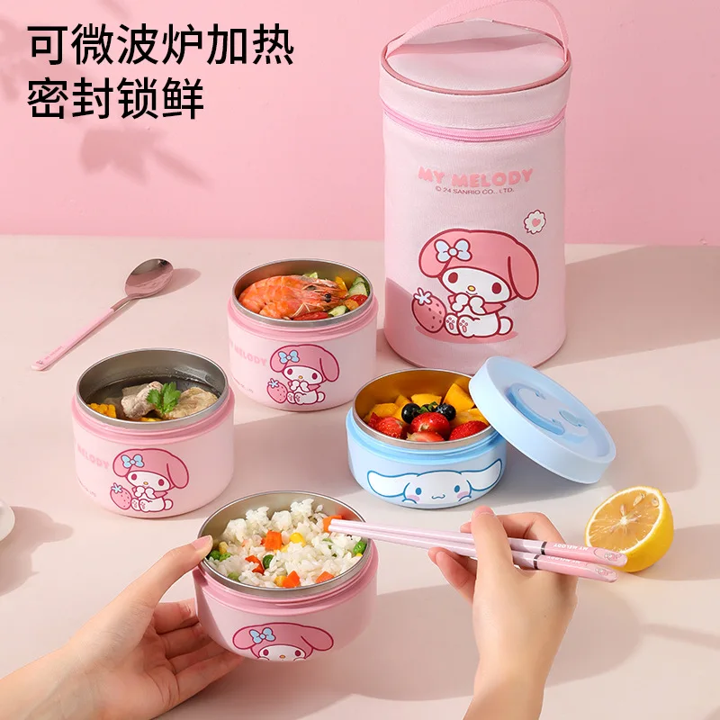 Miniso Sanrio Multi Layer Insulated Lunch Box For Office Workers With Microwave Oven For Student Bento Boxes
Miniso Sanrio Multi Layer Insulated Lunch Box For Office Workers With Microwave Oven For Student Bento Boxes